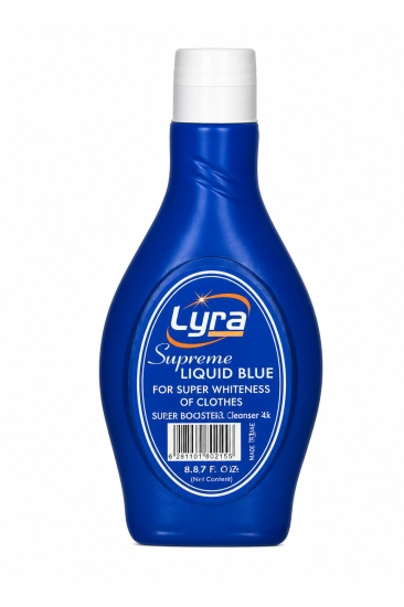 Lyra Supreme Liquid Blue Fabric Whitener – 75 ml